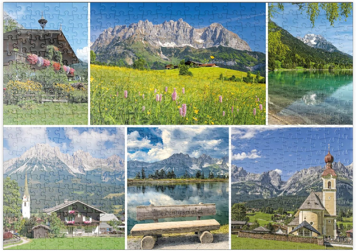 Am Wilden Kaiser- Puzzle mit 500 Teilen