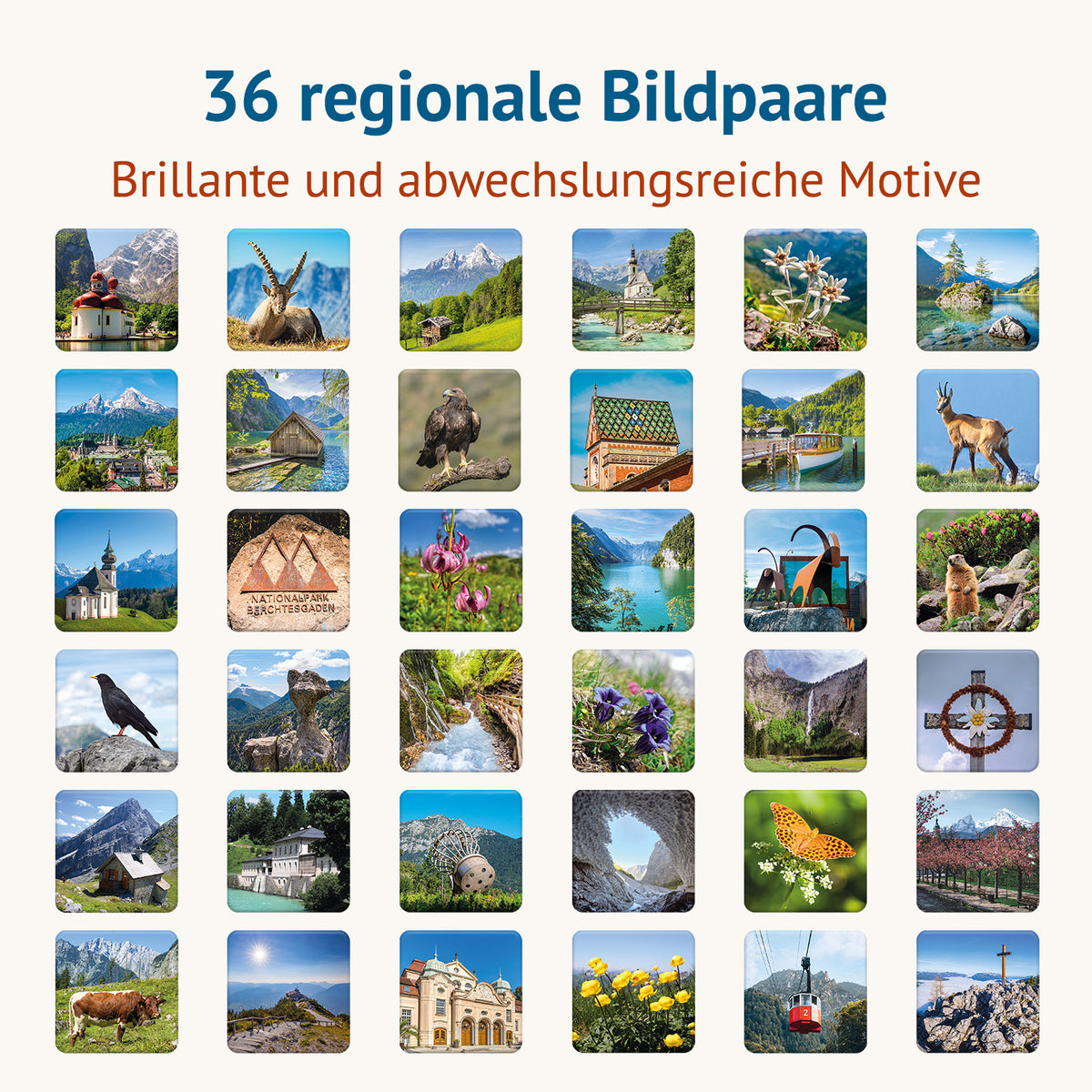 Berchtesgadener Land - Memospiel